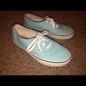 Women’s Light Blue Vans